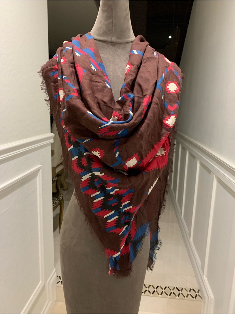 Longchamp Nomad Print Scarf